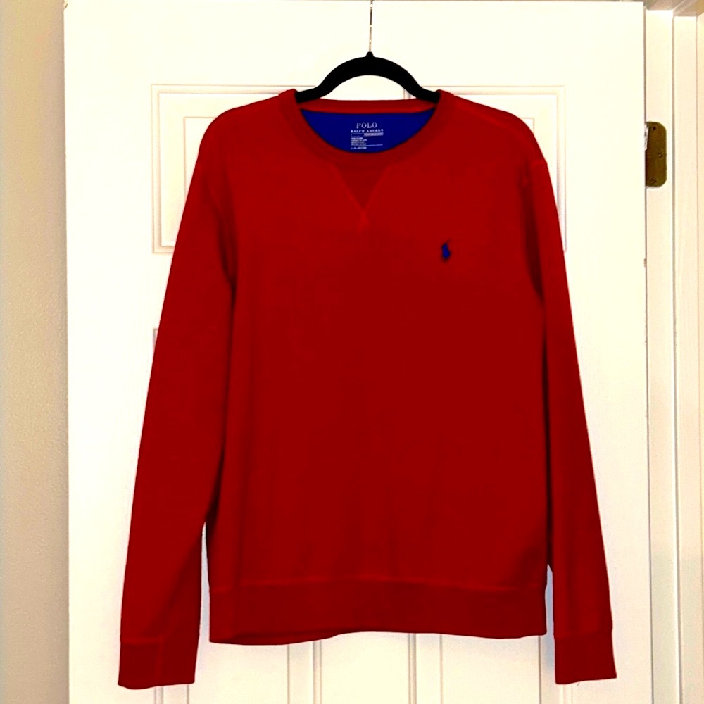 Polo Ralph Lauren men’s Red Sweatshirt, large
